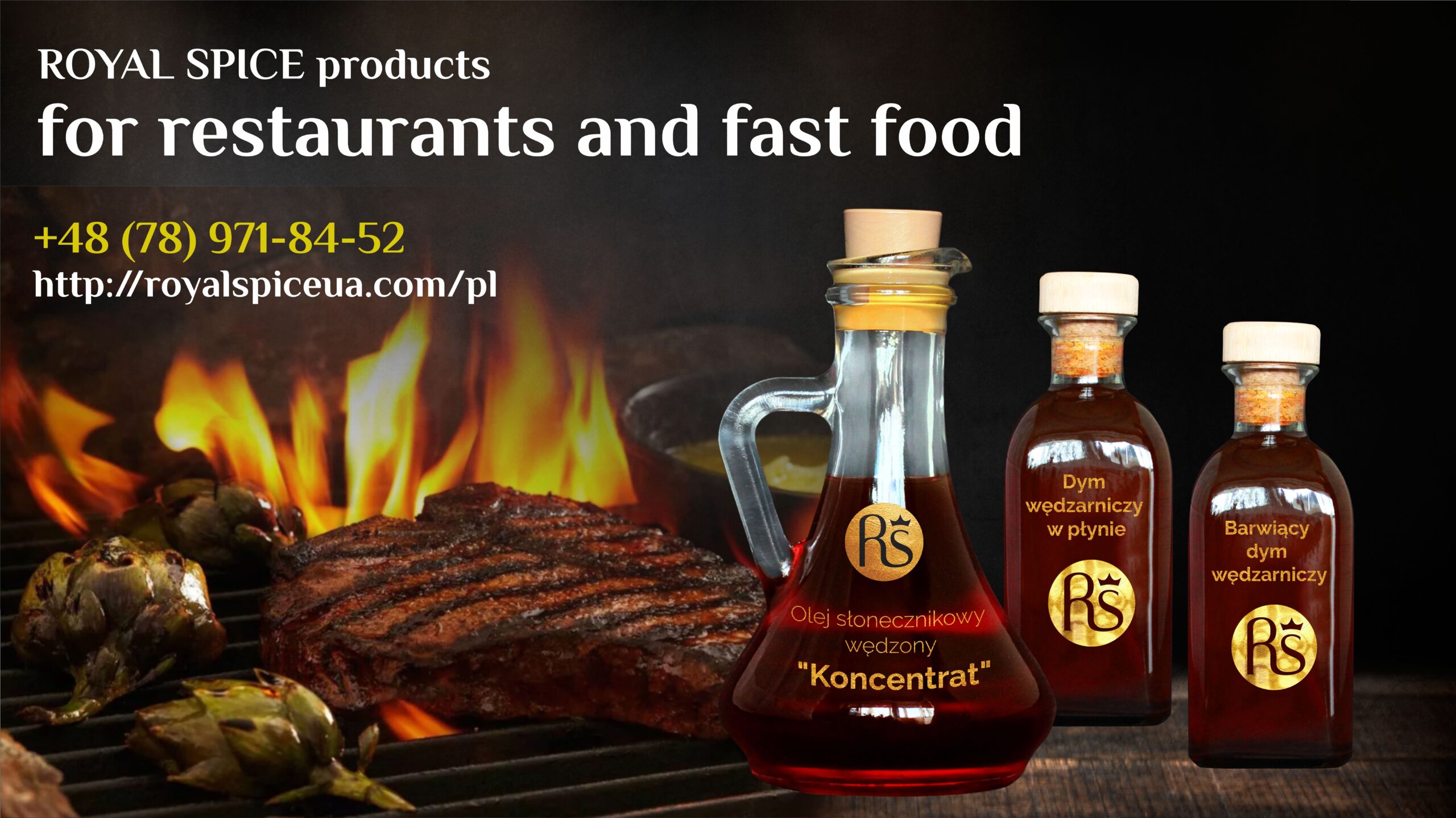 ROYAL SPICE products for restaurants and fast food