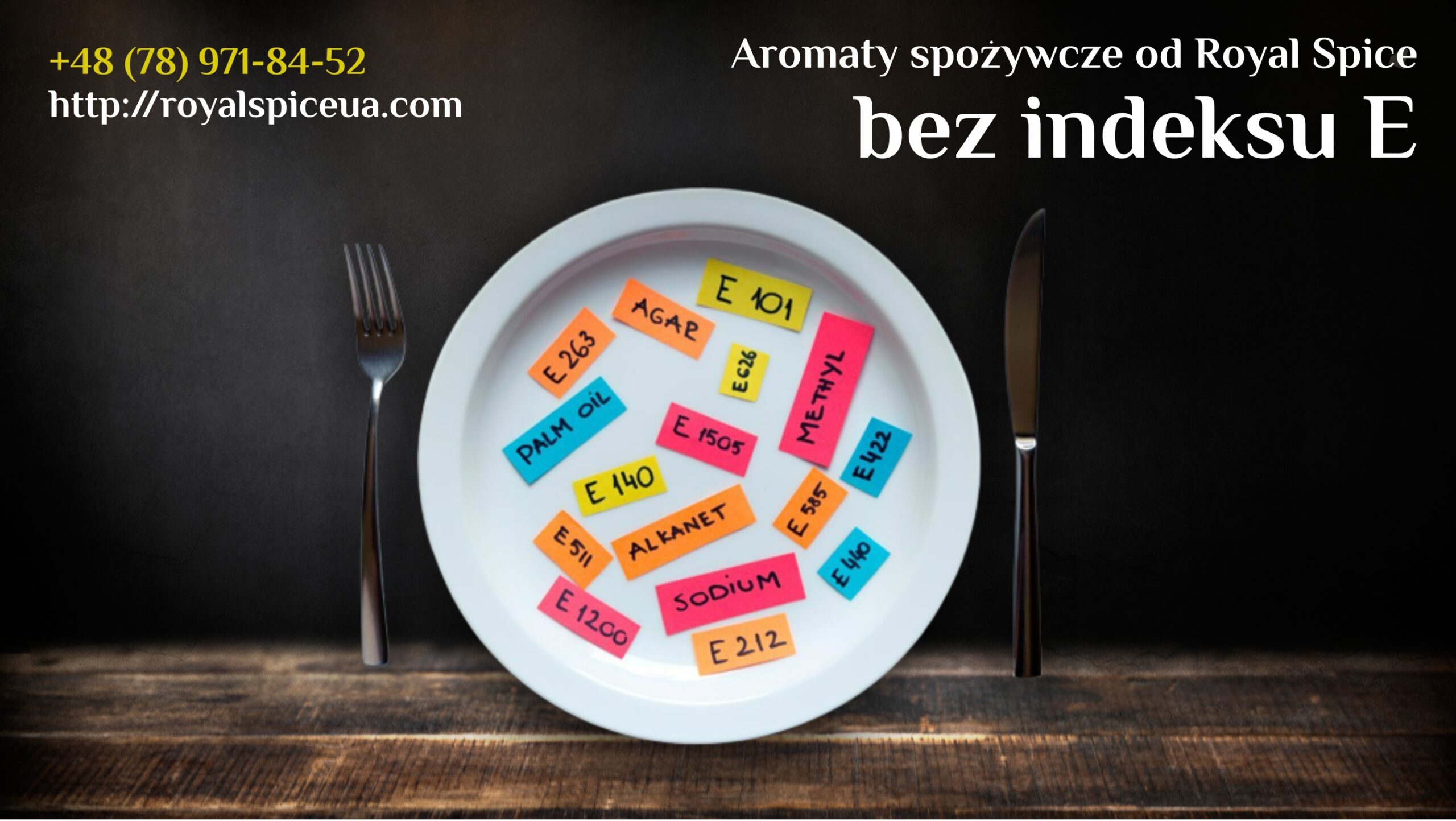 AROMATY SPOŻYWCZE OD ROYAL SPICE BEZ INDEKSU E